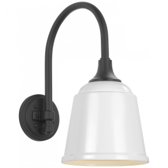 Academy 11'' Arched Mack Barn Light (279|TOB 2814MBK/S5-WHT)