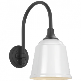 Academy 11'' Arched Mack Barn Light (279|TOB 2814MBK/S5-WHT)