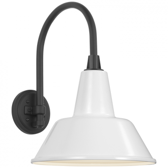 Academy 11'' Arched Mack Barn Light (279|TOB 2814MBK/S1-WHT)