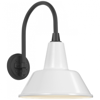 Academy 11'' Arched Mack Barn Light (279|TOB 2814MBK/S1-WHT)