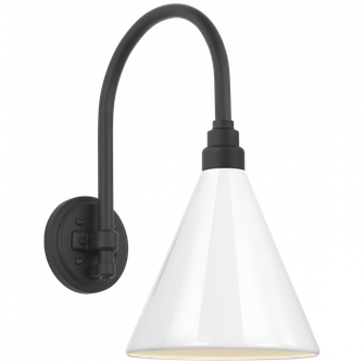 Academy 11'' Arched Mack Barn Light (279|TOB 2814MBK/S10-WHT)