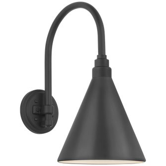 Academy 11'' Arched Mack Barn Light (279|TOB 2814MBK/S10-MBK)