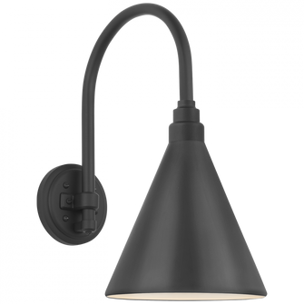 Academy 11'' Arched Mack Barn Light (279|TOB 2814MBK/S10-MBK)
