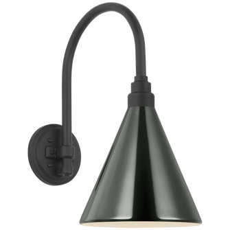 Academy 11'' Arched Mack Barn Light (279|TOB 2814MBK/S10-G)