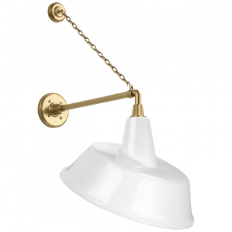 Academy 17.5'' Anchored Mack Barn Light (279|TOB 2813HAB/S4-WHT)