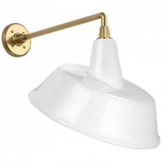 Academy 17.5'' Mack Barn Light (279|TOB 2812HAB/S4-WHT)
