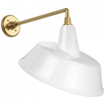 Academy 17.5'' Mack Barn Light (279|TOB 2812HAB/S4-WHT)
