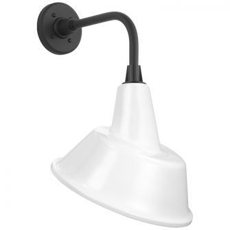 Academy 11'' Rex Barn Light (279|TOB 2808MBK/S3-WHT)