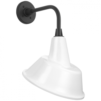 Academy 11'' Rex Barn Light (279|TOB 2808MBK/S3-WHT)