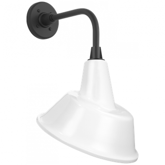 Academy 11'' Rex Barn Light (279|TOB 2808MBK/S3-WHT)