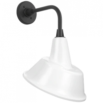 Academy 11'' Rex Barn Light (279|TOB 2808MBK/S3-WHT)