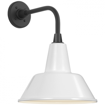 Academy 11'' Rex Barn Light (279|TOB 2808MBK/S1-WHT)