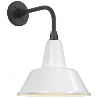 Academy 11'' Rex Barn Light (279|TOB 2808MBK/S1-WHT)