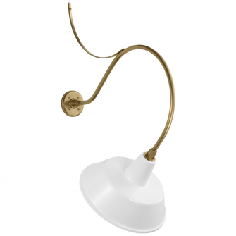 Academy 26.5'' Anchored Larrabee Barn Light (279|TOB 2806HAB/S2-WHT)