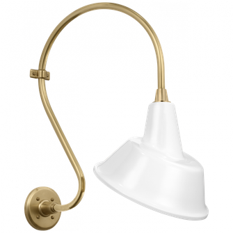 Academy 15'' Larrabee Barn Light (279|TOB 2804HAB/S3-WHT)
