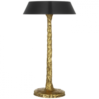 Ilosi 12'' Sculpted Rechargeable Table Lamp (279|IKF 3100HAB-BZ)