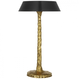 Ilosi 12'' Sculpted Rechargeable Table Lamp (279|IKF 3100HAB-BZ)