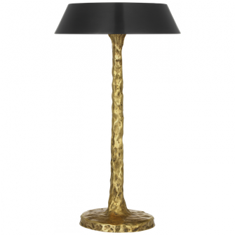 Ilosi 12'' Sculpted Rechargeable Table Lamp (279|IKF 3100HAB-BZ)