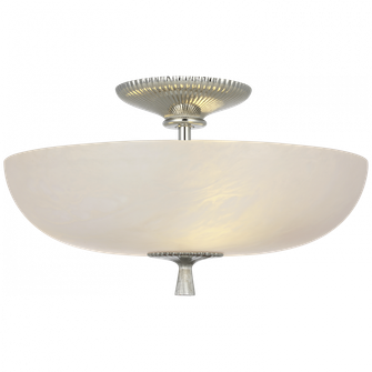 Pascal 14'' Bowl Semi-Flush Mount (279|ARN 4415PN-ALB)