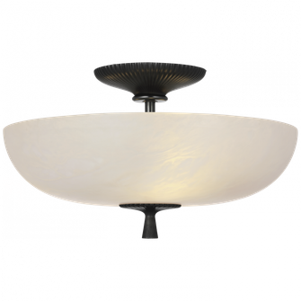 Pascal 14'' Bowl Semi-Flush Mount (279|ARN 4415BZ-ALB)