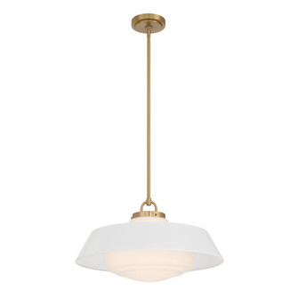 Xander 20'' Vibrant Gold + White Pendant (205|XAN-8009-VG-WH)