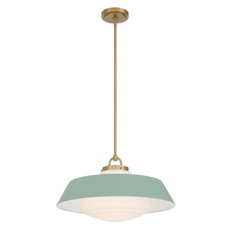 Xander 20'' Vibrant Gold + Green Pendant (205|XAN-8009-VG-GR)