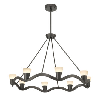 Vance 39'' Integrated LED Bronze Noir Chandelier (205|VNC-6508-NB)
