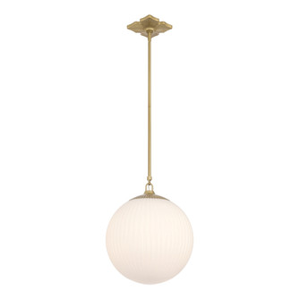 Orly 14'' Aged Brass Pendant (205|ORY-1007-AG-WH)