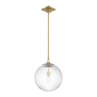 Orly 14'' Aged Brass Pendant (205|ORY-1007-AG-CL)