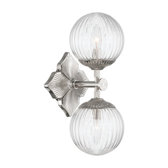 Orly 7.5'' Polished Nickel Sconce (205|ORY-1002-PN-CL)