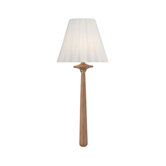 Jules 7.5'' LED Aged Brass + Wood Sconce (205|JLS-2901-AG-WD)