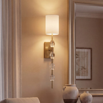 Sebring 1-Light Wall Sconce in Warm Brass (128|9-9520-1-322)