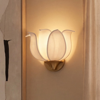 Elsie 1-Light Wall Sconce in Warm Brass by Breegan Jane (128|9-7164-1-322)