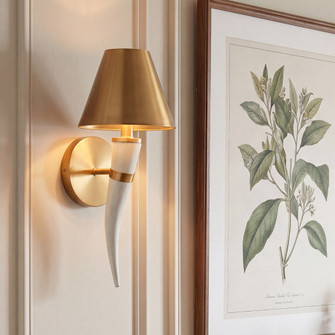 Hearne 1-Light Wall Sconce in Warm Brass by Dann Foley (128|9-6300-1-322)