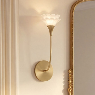 Florena 1-Light Wall Sconce in Noble Brass by Breegan Jane (128|9-5081-1-127)