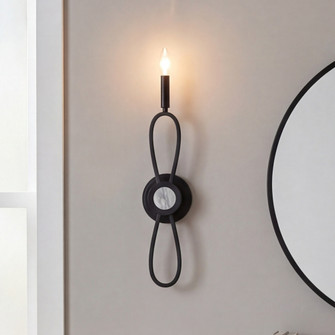 Minette 1-Light Wall Sconce in Matte Black (128|9-4100-1-89)