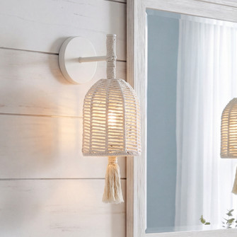 Lunara 1-Light Wall Sconce in Cotton by Breegan Jane (128|9-3402-1-341)