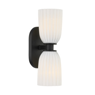 Baldwin 2-Light Wall Wall Sconce in Matte Black (128|9-1245-2-BK)