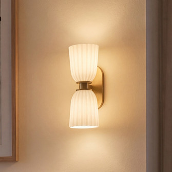 Baldwin 2-Light Wall Wall Sconce in Noble Brass (128|9-1245-2-127)
