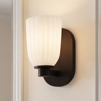 Baldwin 1-Light Wall Wall Sconce in Matte Black (128|9-1245-1-BK)