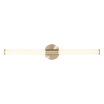 Connor 30'' Mini Tube LED Cylinder Vanity Light in Brass (128|8-9999-30-BR)