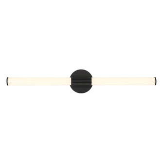 Connor 30'' Mini Tube LED Cylinder Vanity Light in Black (128|8-9999-30-BK)