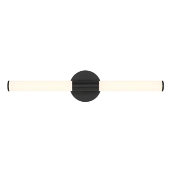 Connor 24'' Mini Tube LED Cylinder Vanity Light in Black (128|8-9999-24-BK)