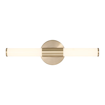 Connor 18'' Mini Tube LED Cylinder Vanity Light in Brass (128|8-9999-18-BR)