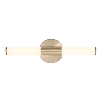 Connor 18'' Mini Tube LED Cylinder Vanity Light in Brass (128|8-9999-18-BR)