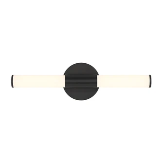 Connor 18'' Mini Tube LED Cylinder Vanity Light in Black (128|8-9999-18-BK)