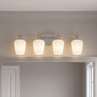 Octave 4-Light Bathroom Vanity Light in Satin Nickel (128|8-6030-4-SN)
