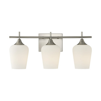 Octave 3-Light Bathroom Vanity Light in Satin Nickel (128|8-6030-3-SN)