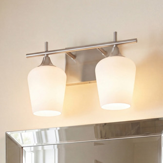 Octave 2-Light Bathroom Vanity Light in Satin Nickel (128|8-6030-2-SN)