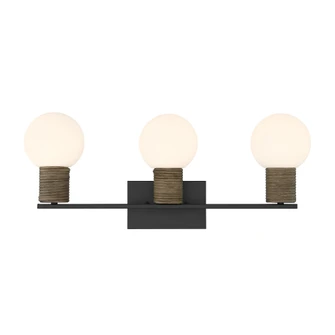 Jarrell 3-Light Bathroom Vanity Light in Matte Black (128|8-4081-3-BK)